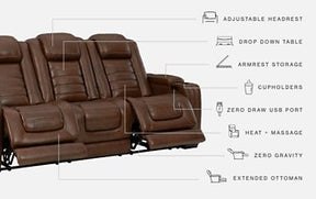 Backtrack Power Reclining Sofa - Sofa - Half Price Furniture