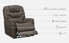 Ballister Power Lift Chair - Recliner - Half Price Furniture