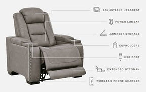 The Man-Den Power Recliner - Half Price Furniture