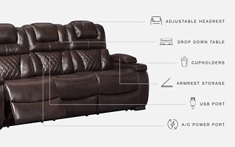 Warnerton Power Reclining Sofa - Half Price Furniture