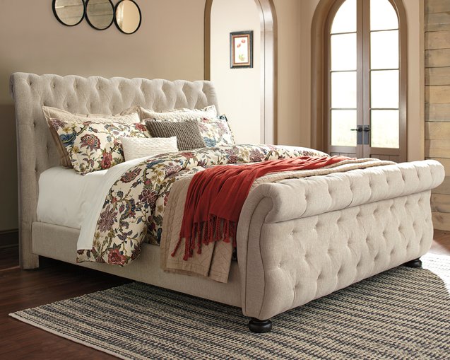 Willenburg Upholstered Bed  Half Price Furniture
