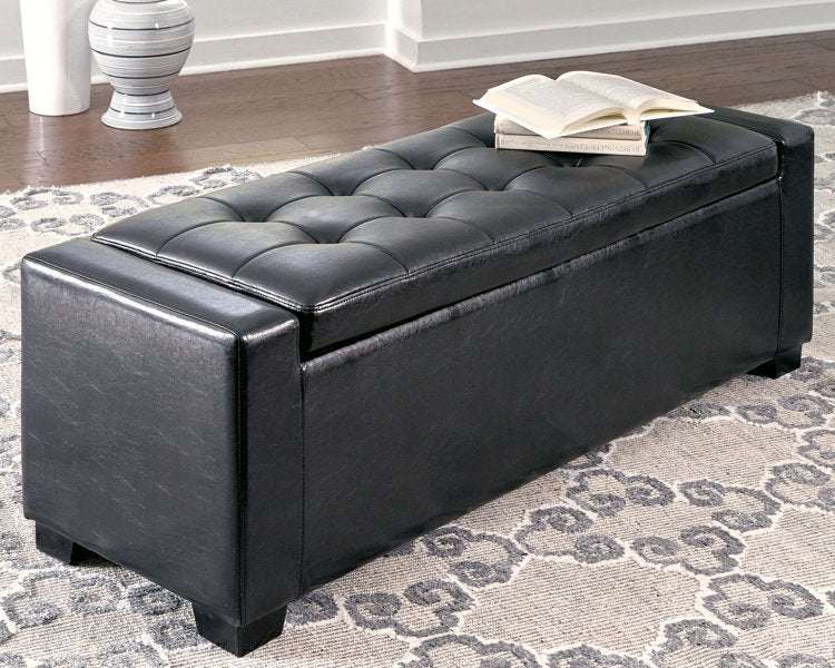 Benches Upholstered Storage Bench - Bench - Half Price Furniture