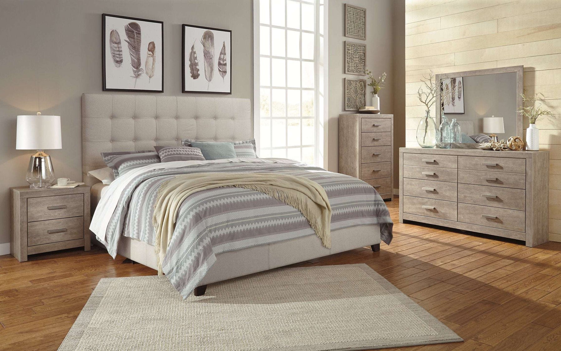 Dolante Upholstered Bed - Bed - Half Price Furniture