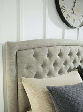 Jerary Upholstered Bed Half Price Furniture