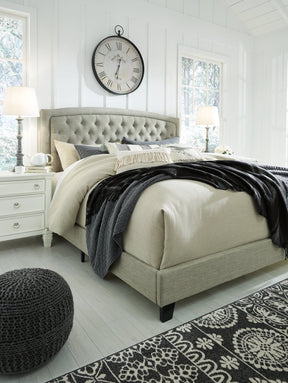 Jerary Upholstered Bed Half Price Furniture