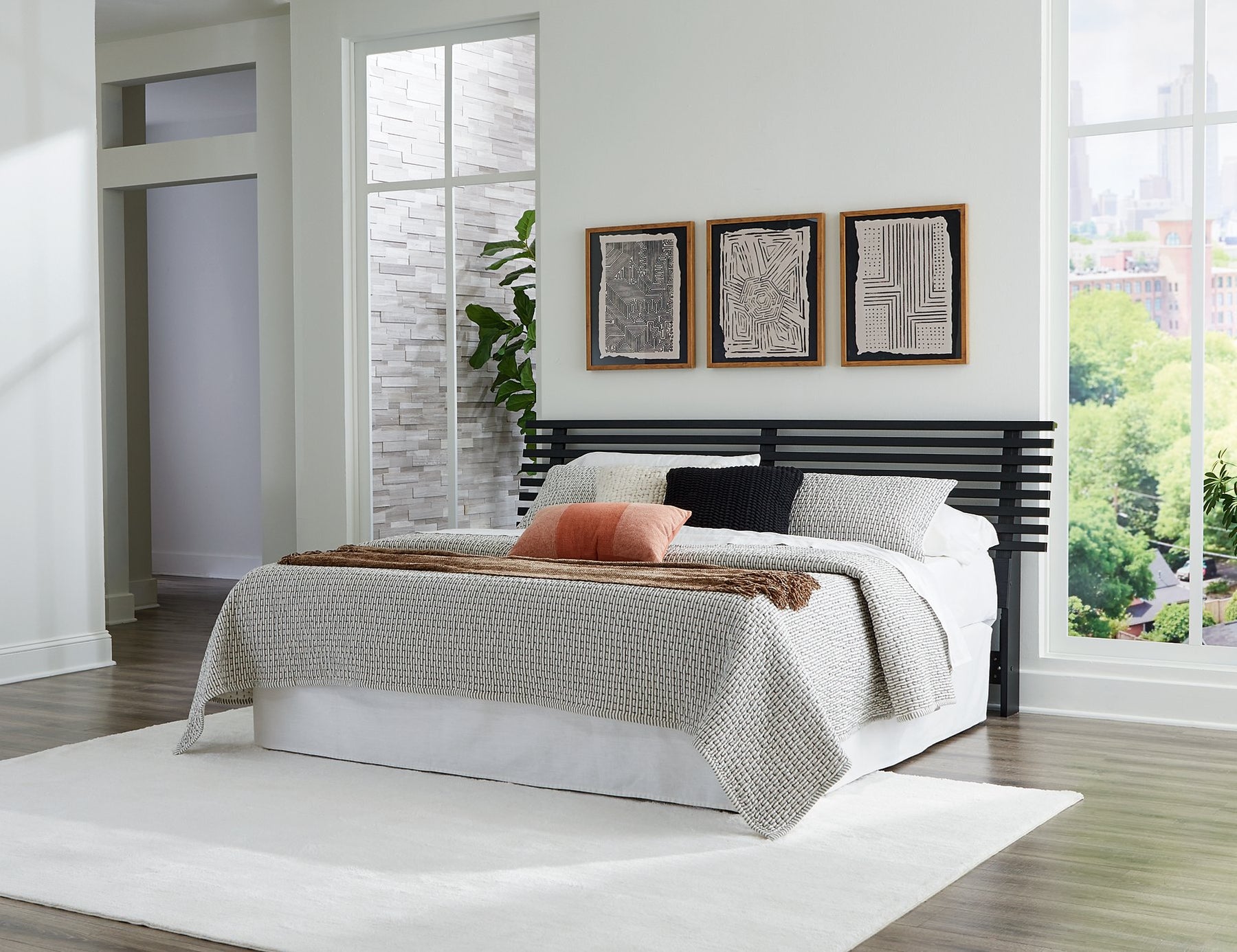 Danziar Slat Bed - Half Price Furniture