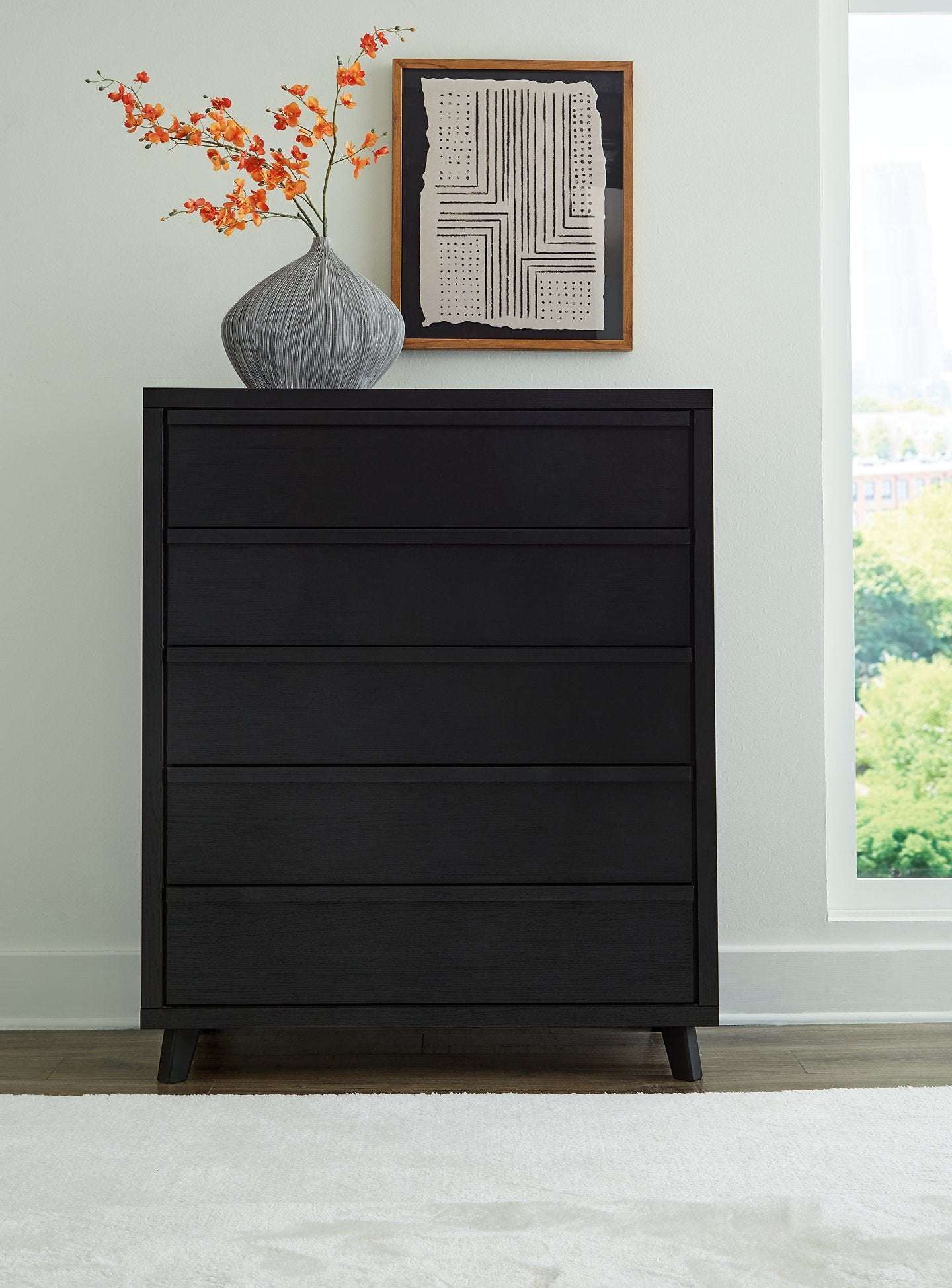 Danziar Wide Chest of Drawers - Half Price Furniture