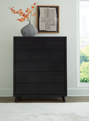 Danziar Wide Chest of Drawers - Chest - Half Price Furniture