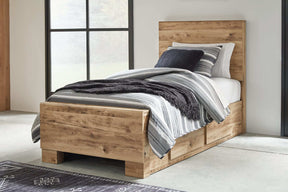 Hyanna Bed with 1 Side Storage Half Price Furniture