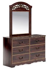 Glosmount Dresser and Mirror Half Price Furniture