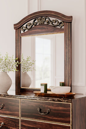 Glosmount Dresser and Mirror - Half Price Furniture