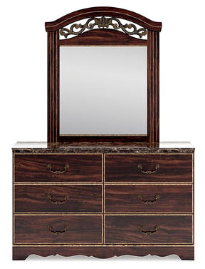 Glosmount Dresser and Mirror - Half Price Furniture