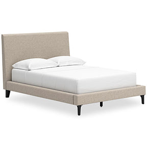 Cielden Upholstered Bed with Roll Slats - Bed - Half Price Furniture