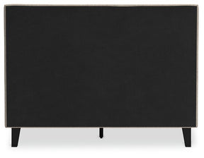 Cielden Upholstered Bed with Roll Slats - Bed - Half Price Furniture