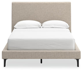 Cielden Upholstered Bed with Roll Slats - Bed - Half Price Furniture