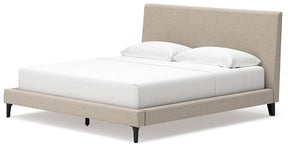 Cielden Upholstered Bed with Roll Slats - Bed - Half Price Furniture