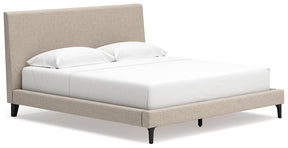 Cielden Upholstered Bed with Roll Slats - Bed - Half Price Furniture