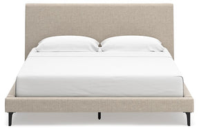 Cielden Upholstered Bed with Roll Slats - Bed - Half Price Furniture
