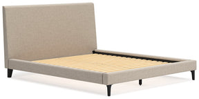 Cielden Upholstered Bed with Roll Slats - Bed - Half Price Furniture