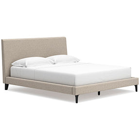 Cielden Upholstered Bed with Roll Slats - Bed - Half Price Furniture