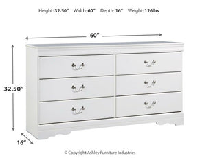Anarasia Dresser and Mirror - Dresser and Mirror - Half Price Furniture