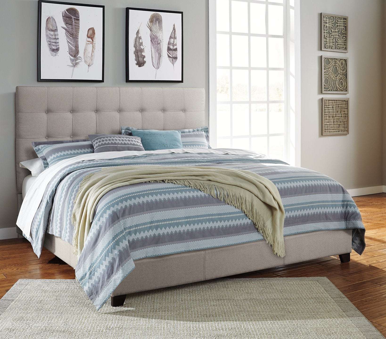 Dolante Upholstered Bed - Bed - Half Price Furniture