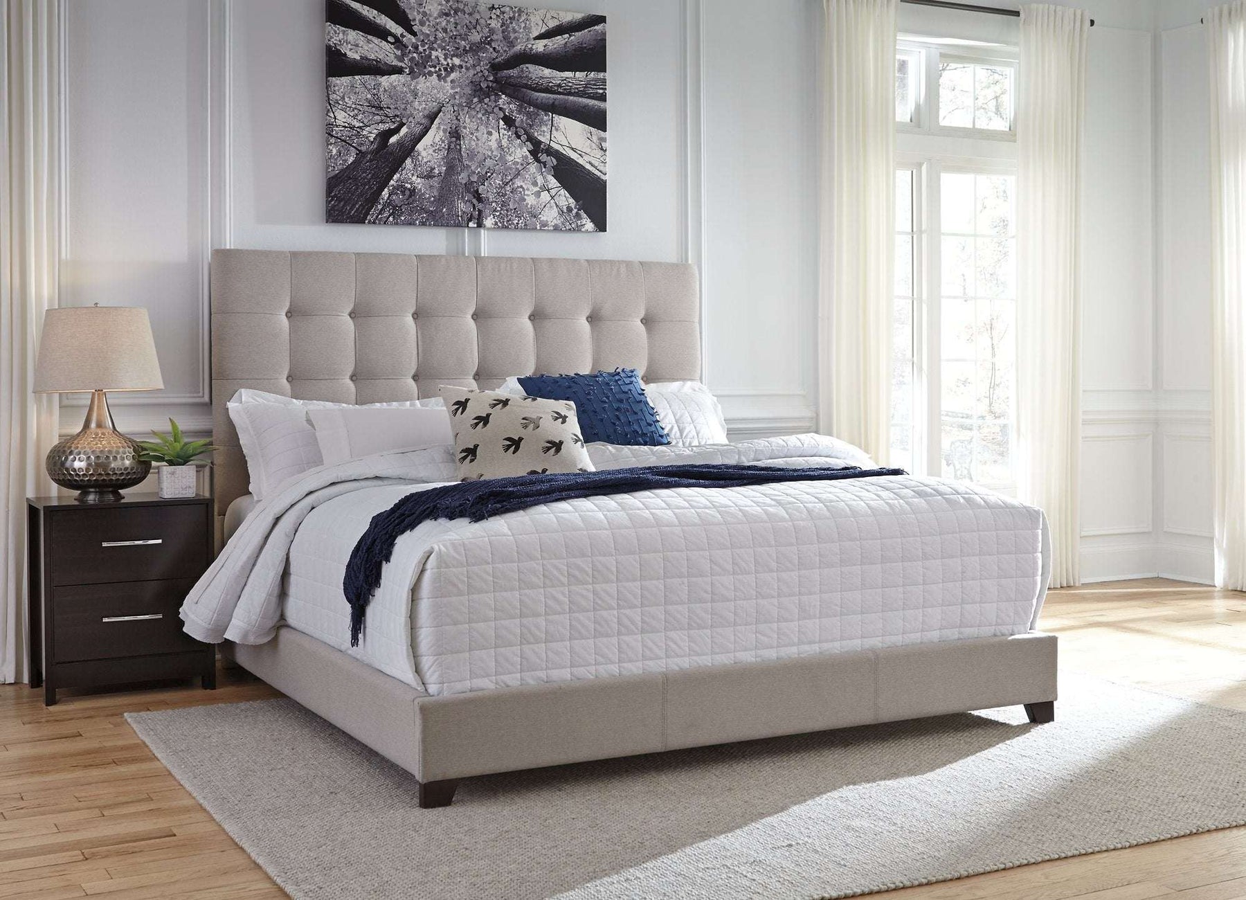 Dolante Upholstered Bed - Bed - Half Price Furniture
