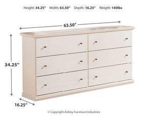 Bostwick Shoals Dresser and Mirror - Dresser and Mirror - Half Price Furniture