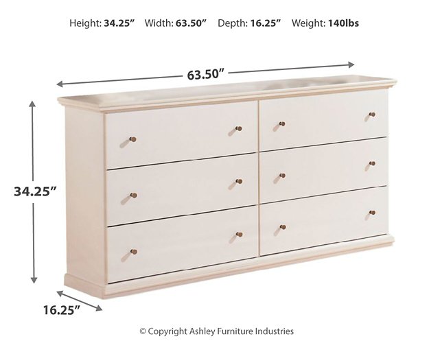 Bostwick Shoals Dresser and Mirror - Half Price Furniture