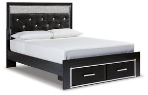 Kaydell Upholstered Panel Storage Bed - Half Price Furniture