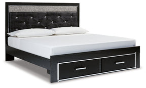 Kaydell Upholstered Panel Storage Bed - Half Price Furniture