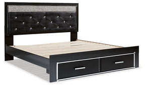 Kaydell Upholstered Panel Storage Bed - Half Price Furniture