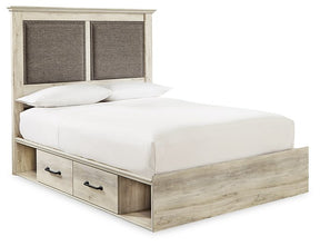 Cambeck Upholstered Panel Storage Bed - Bed - Half Price Furniture