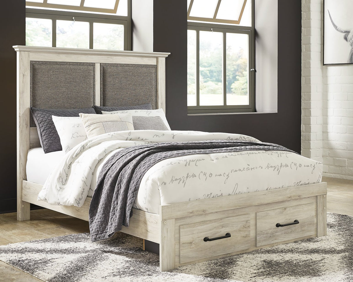 Cambeck Upholstered Panel Storage Bed - Half Price Furniture