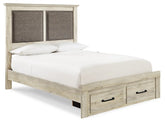 Cambeck Upholstered Panel Storage Bed  Half Price Furniture