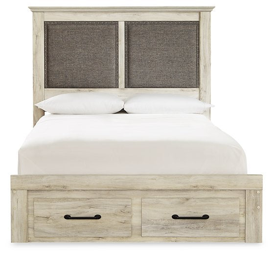 Cambeck Upholstered Panel Storage Bed - Half Price Furniture