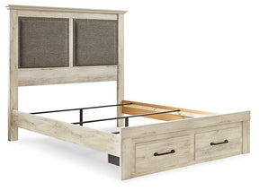 Cambeck Upholstered Panel Storage Bed - Bed - Half Price Furniture