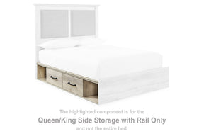 Cambeck Upholstered Panel Storage Bed - Bed - Half Price Furniture