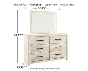 Cambeck Dresser and Mirror - Dresser and Mirror - Half Price Furniture