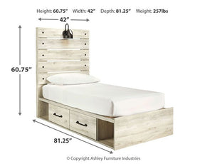 Cambeck Bed with 4 Storage Drawers - Bed - Half Price Furniture