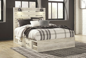 Cambeck Bed with 2 Storage Drawers - Bed - Half Price Furniture