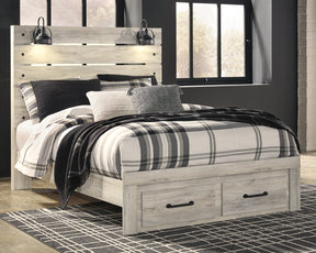Cambeck Bed with 2 Storage Drawers - Bed - Half Price Furniture