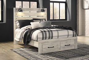 Cambeck Bed with 2 Storage Drawers - Bed - Half Price Furniture