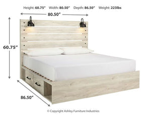 Cambeck Bed with 2 Storage Drawers - Bed - Half Price Furniture