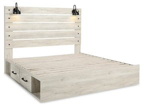 Cambeck Bed with 2 Storage Drawers - Bed - Half Price Furniture