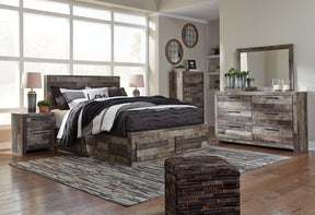 Derekson Bed with 6 Storage Drawers - Bed - Half Price Furniture