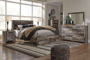 Derekson Bed with 2 Storage Drawers - Bed - Half Price Furniture