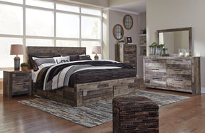 Derekson Bed with 6 Storage Drawers - Bed - Half Price Furniture