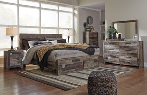 Derekson Bed with 2 Storage Drawers - Bed - Half Price Furniture