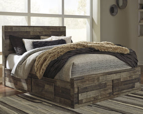 Derekson Bed with 4 Storage Drawers - Bed - Half Price Furniture